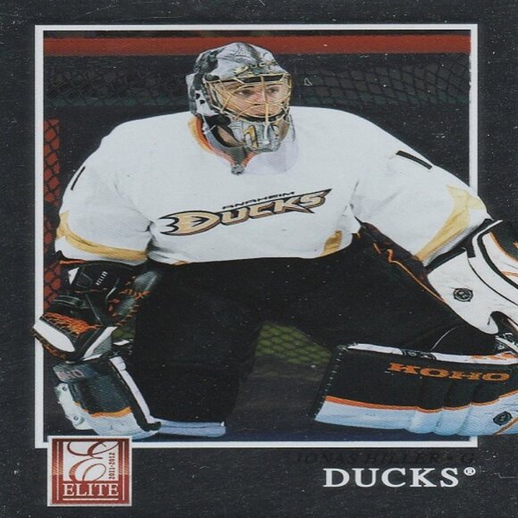 Jonas Hiller Anaheim Ducks NHL Hockey Card Collection - 3 Card Set - Picture 3 of 4